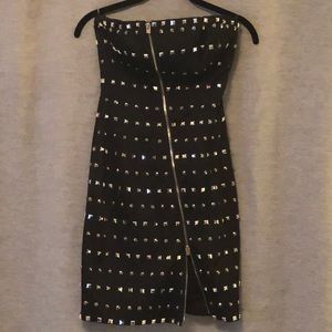BEBE embellished dress.